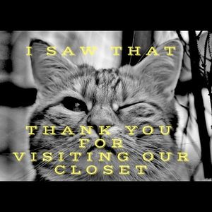 Thank You for visiting our closet❣️